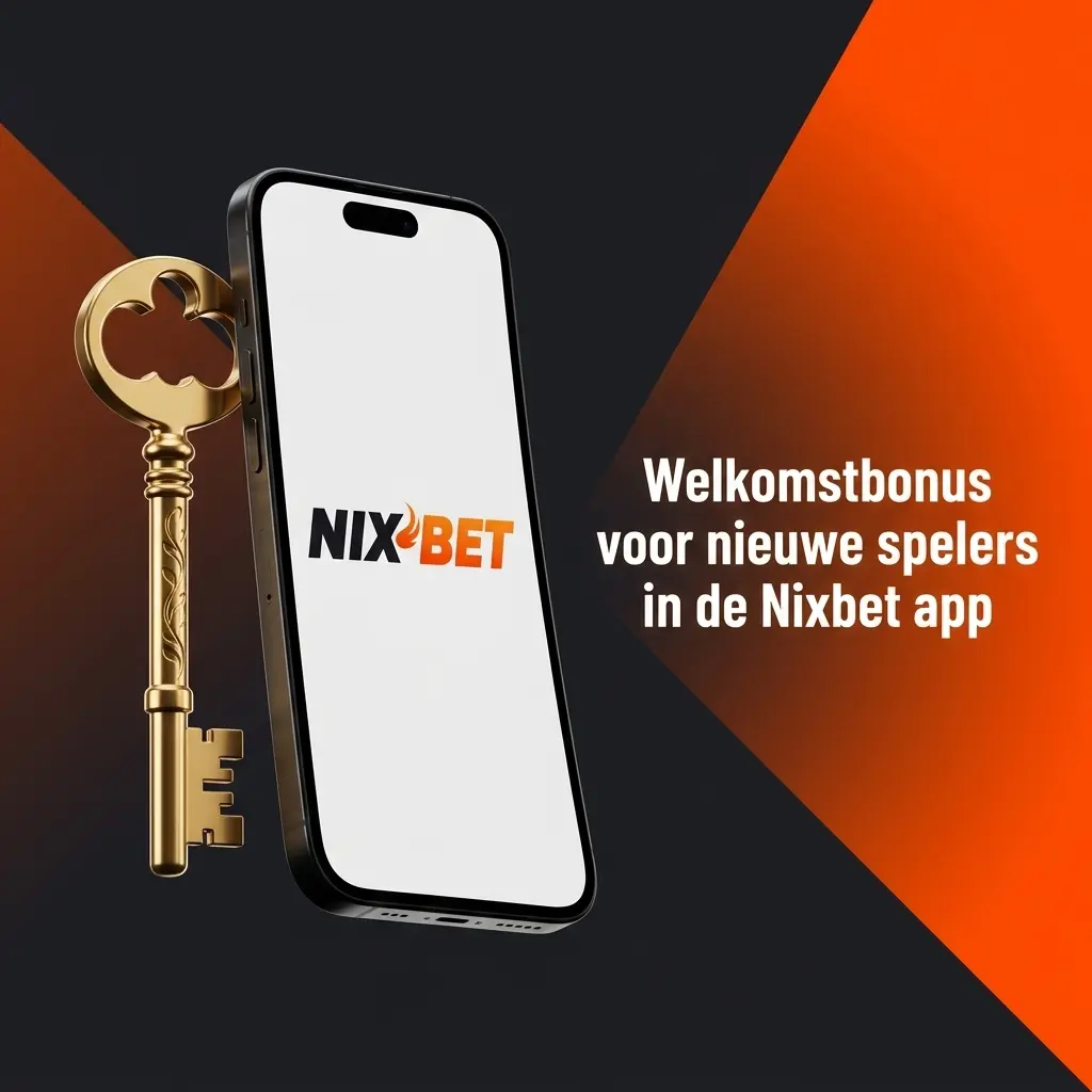 Welkomstbonus in de Nixbet app voor casino en sport met gratis spins en stortingsbonus